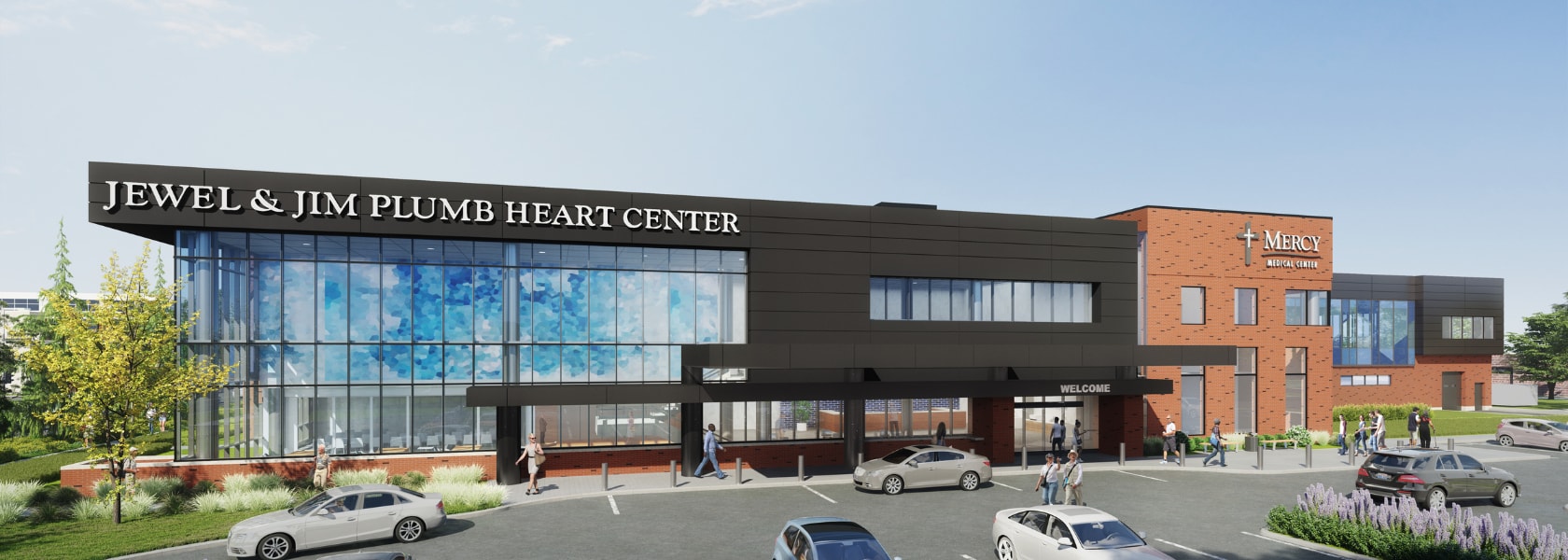 construction rendering of heart center